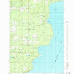 United States Geological Survey Ogontz, MI (1985, 24000-Scale) digital map