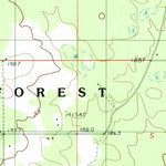 United States Geological Survey Ogontz, MI (1985, 24000-Scale) digital map