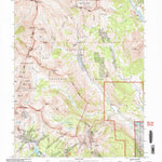 United States Geological Survey Oh-Be-Joyful, CO (2001, 24000-Scale) digital map