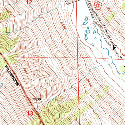 United States Geological Survey Oh-Be-Joyful, CO (2001, 24000-Scale) digital map