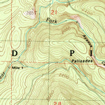 United States Geological Survey Ohanapecosh Hot Springs, WA (1989, 24000-Scale) digital map
