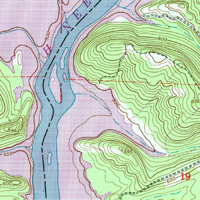 United States Geological Survey Ohatchee, AL (1949, 24000-Scale) digital map