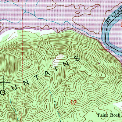 United States Geological Survey Ohatchee, AL (1949, 24000-Scale) digital map