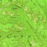 United States Geological Survey Ohediski Peak, AZ (1961, 62500-Scale) digital map