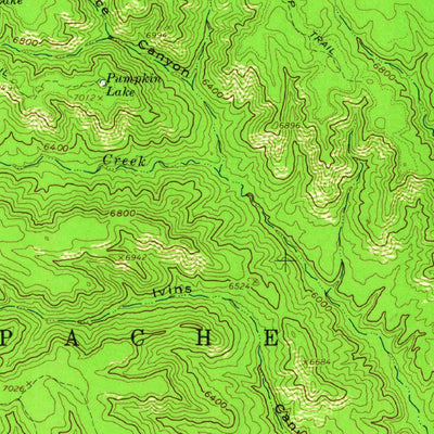 United States Geological Survey Ohediski Peak, AZ (1961, 62500-Scale) digital map