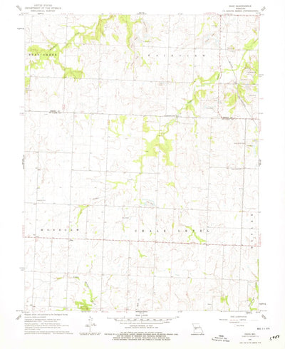 United States Geological Survey Ohio, MO (1961, 24000-Scale) digital map