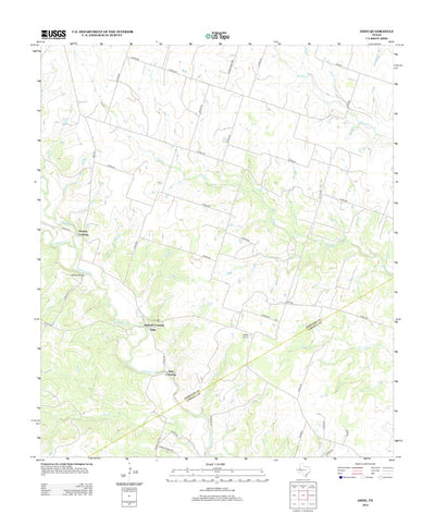 United States Geological Survey Ohio, TX (2012, 24000-Scale) digital map