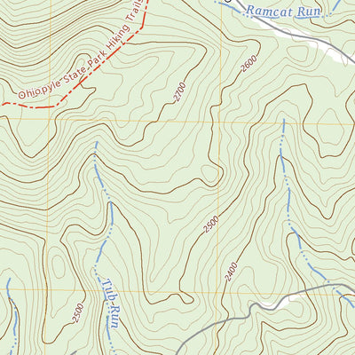 United States Geological Survey Ohiopyle, PA (2023, 24000-Scale) digital map