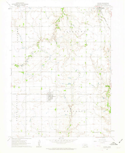 United States Geological Survey Ohiowa, NE (1961, 24000-Scale) digital map