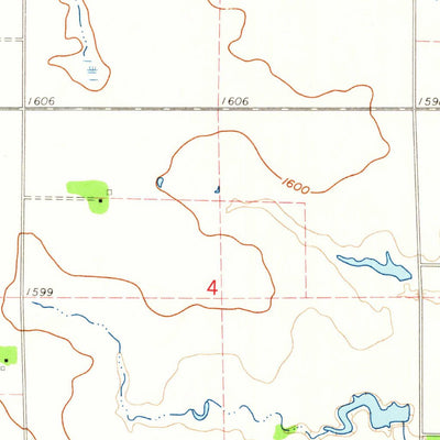 United States Geological Survey Ohiowa, NE (1961, 24000-Scale) digital map