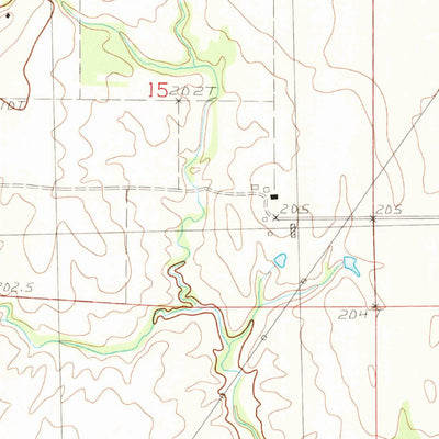 United States Geological Survey Ohlman, IL (1982, 24000-Scale) digital map