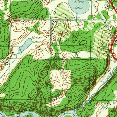 United States Geological Survey Ohop Valley, WA (1941, 62500-Scale) digital map