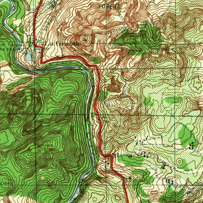 United States Geological Survey Ohop Valley, WA (1941, 62500-Scale) digital map