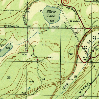 United States Geological Survey Ohop Valley, WA (1944, 62500-Scale) digital map