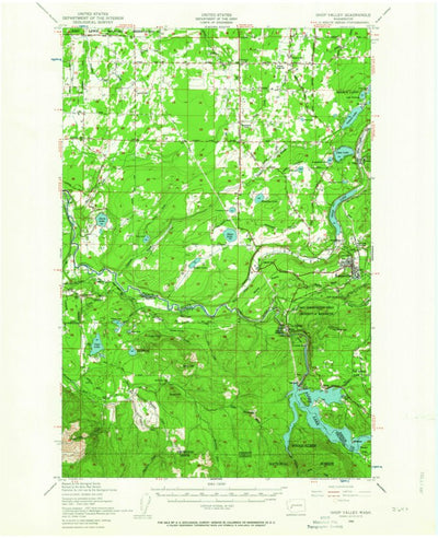 United States Geological Survey Ohop Valley, WA (1949, 62500-Scale) digital map