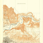 United States Geological Survey Oil Center, CA (1950, 24000-Scale) digital map
