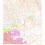 United States Geological Survey Oil Center, CA (1954, 24000-Scale) digital map
