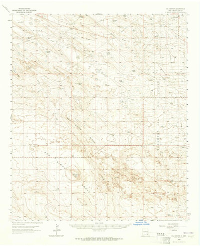 United States Geological Survey Oil Center, NM (1963, 62500-Scale) digital map