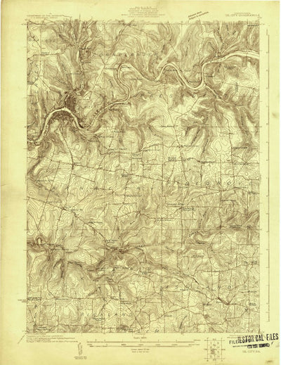 United States Geological Survey Oil City, PA (1922, 48000-Scale) digital map