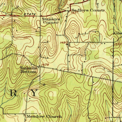 United States Geological Survey Oil City, PA (1924, 62500-Scale) digital map