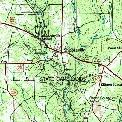United States Geological Survey Oil City, PA (1983, 100000-Scale) digital map