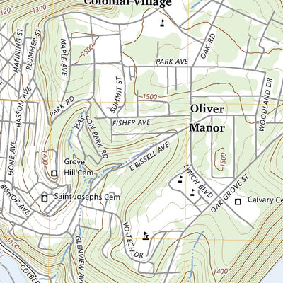 United States Geological Survey Oil City, PA (2023, 24000-Scale) digital map