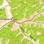 United States Geological Survey Oil Springs, KY (1954, 24000-Scale) digital map