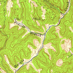 United States Geological Survey Oil Springs, KY (1954, 24000-Scale) digital map