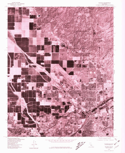 United States Geological Survey Oildale, CA (1978, 24000-Scale) digital map