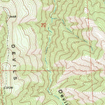 United States Geological Survey Oiler Peak, CA (1972, 24000-Scale) digital map