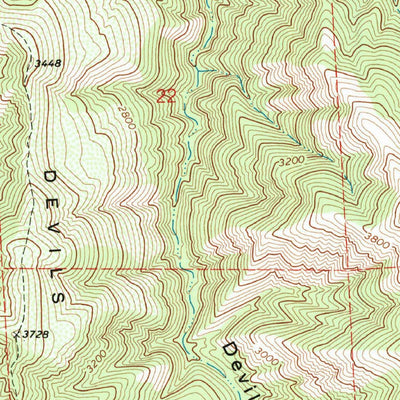 United States Geological Survey Oiler Peak, CA (1972, 24000-Scale) digital map