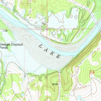 United States Geological Survey Oilton, OK (1978, 24000-Scale) digital map