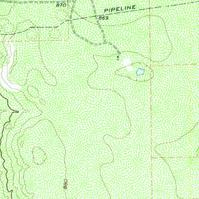 United States Geological Survey Oilton, TX (1972, 24000-Scale) digital map