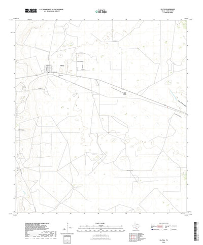 United States Geological Survey Oilton, TX (2022, 24000-Scale) digital map