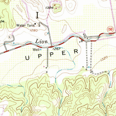 United States Geological Survey Ojai, CA (1952, 24000-Scale) digital map