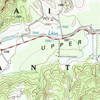 United States Geological Survey Ojai, CA (1995, 24000-Scale) digital map