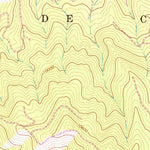 United States Geological Survey Ojito Peak, CO (1967, 24000-Scale) digital map