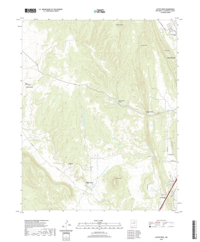 United States Geological Survey Ojitos Frios, NM (2020, 24000-Scale) digital map
