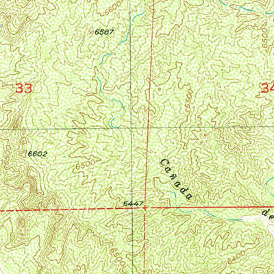 United States Geological Survey Ojo Caliente, NM (1953, 24000-Scale) digital map