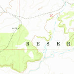 United States Geological Survey Ojo Caliente Reservoir, NM (1972, 24000-Scale) digital map