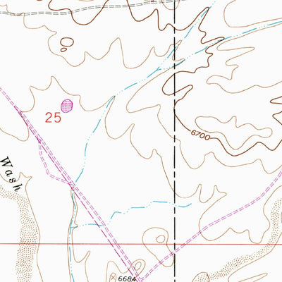 United States Geological Survey Ojo Encino Mesa, NM (1961, 24000-Scale) digital map