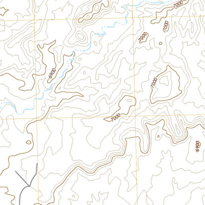 United States Geological Survey Ojo Encino Mesa, NM (2020, 24000-Scale) digital map