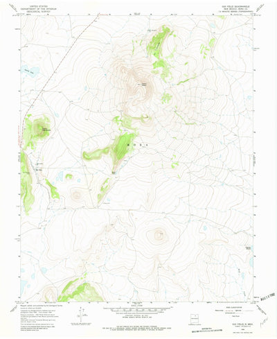 United States Geological Survey Ojo Feliz, NM (1966, 24000-Scale) digital map