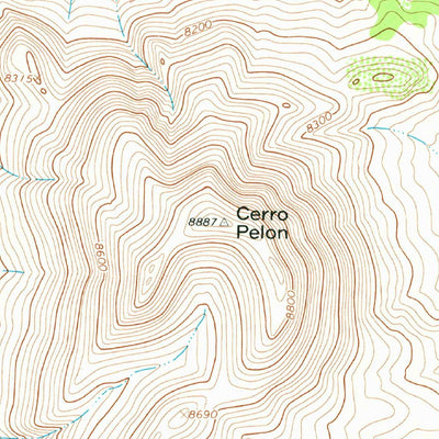 United States Geological Survey Ojo Feliz, NM (1966, 24000-Scale) digital map