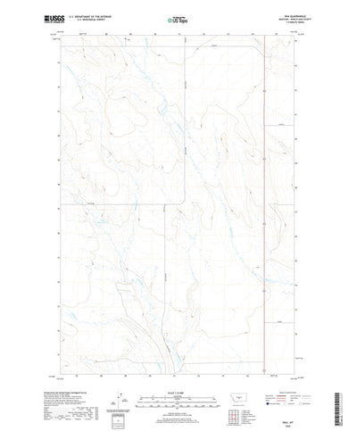 United States Geological Survey Oka, MT (2020, 24000-Scale) digital map