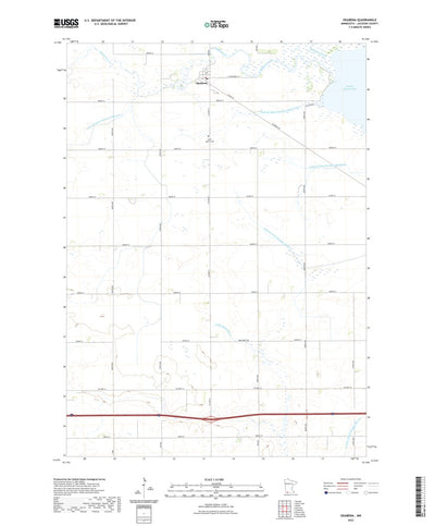 United States Geological Survey Okabena, MN (2022, 24000-Scale) digital map