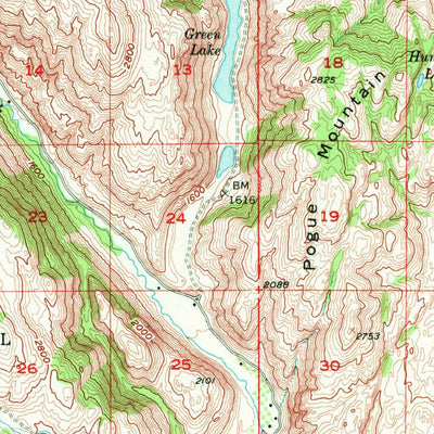 United States Geological Survey Okanogan, WA (1957, 62500-Scale) digital map