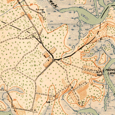 United States Geological Survey Okatie, SC (1920, 62500-Scale) digital map