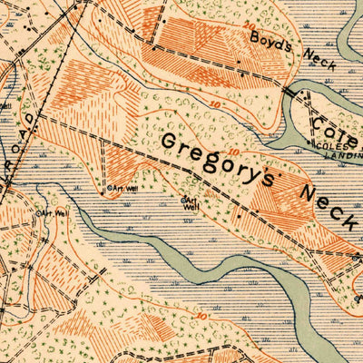 United States Geological Survey Okatie, SC (1920, 62500-Scale) digital map