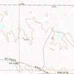United States Geological Survey Okaton NE, SD (1972, 24000-Scale) digital map